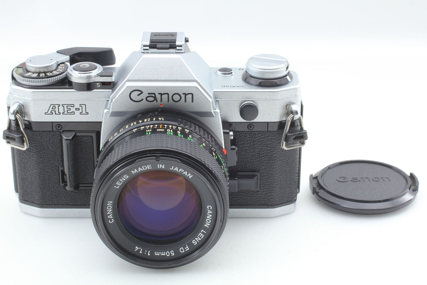 [Near MINT] Canon AE-1 Silver 35mm SLR Film Camera NEW FD 50mm f/1.4 From JAPAN