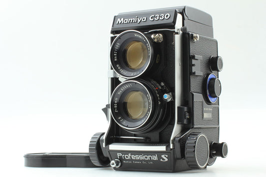 [N MINT+++]  Mamiya C330 pro S TLR Film Camera Sekor S 80mm f/2.8 Blue Dot Lens