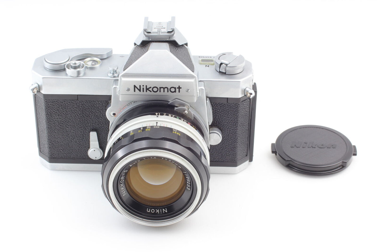 [Near MINT] Nikon Nikomat FTN 35mm SLR Film Camera Nikkor-S 50mm F1.4 Lens JAPAN