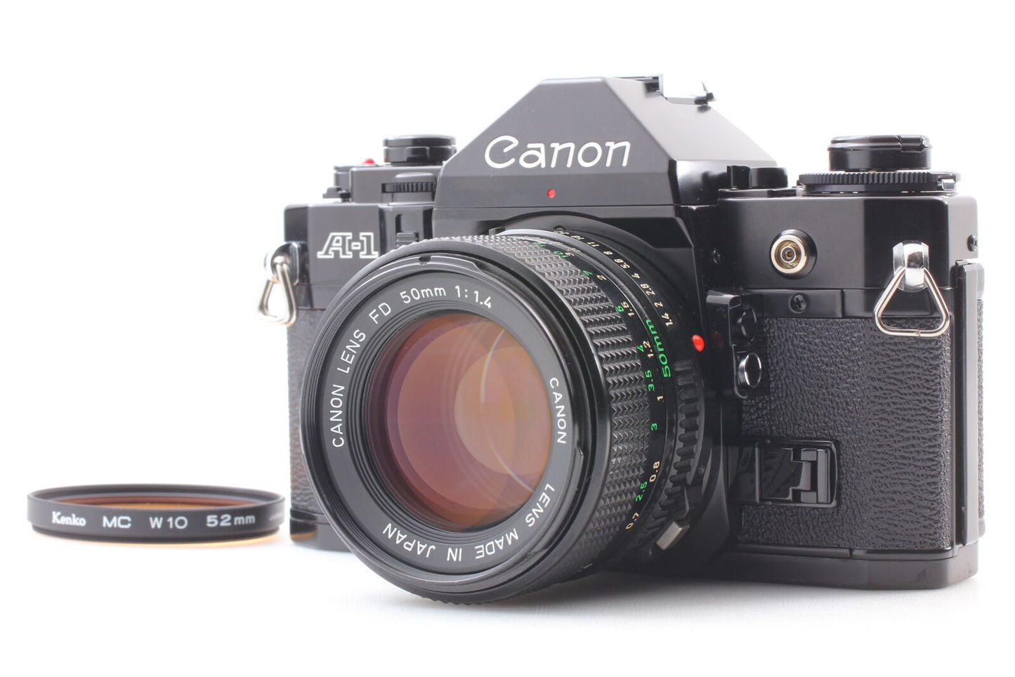 [Near MINT+++] Canon A-1 SLR 35mm Film Camera New FD 50mm F/1.4 Lens From JAPAN