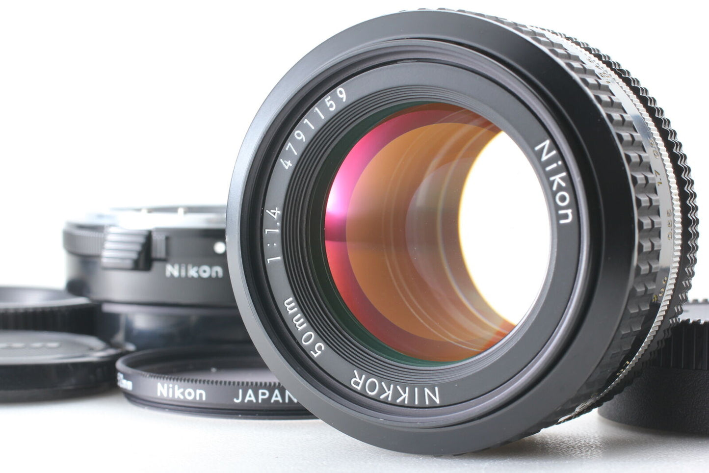 [MINT] Nikon Ai Nikkor 50mm F1.4 MF Lens w/ Teleconverter TC-14A 1.4X From JAPAN