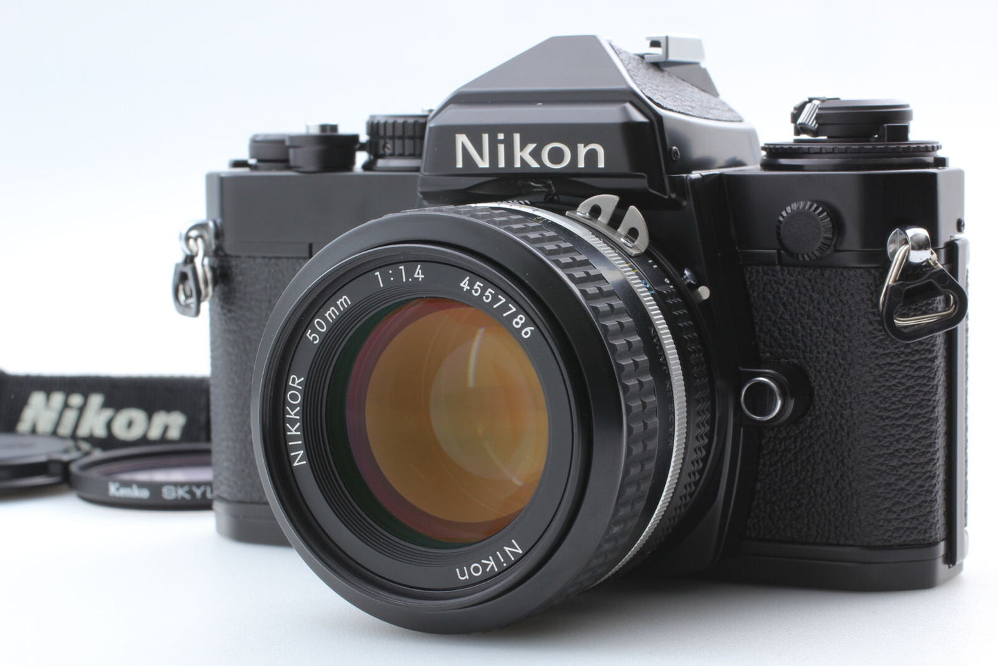 [MINT] Nikon FE Silver SLR 35mm Film Camera Nikkor Ai 50mm f/1.4 Lens From JAPAN