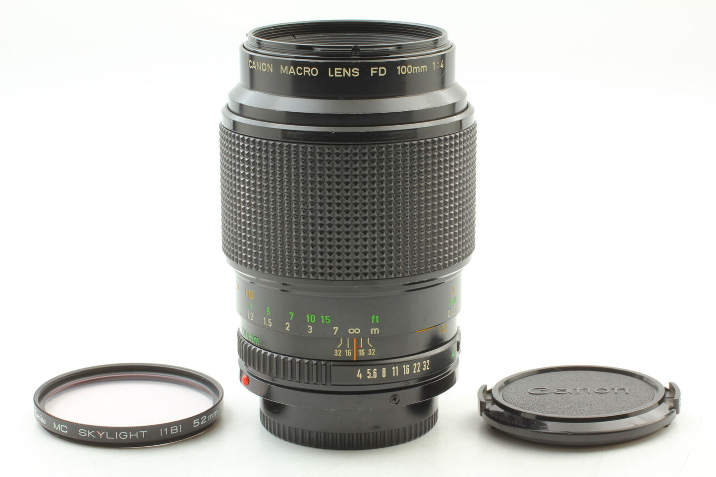 [N MINT] Canon New FD NFD 100mm f4 Macro Telephoto Lens For A-1 AE-1 From JAPAN