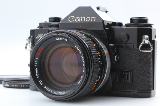 [N MINT] Canon A-1 SLR 35mm Film Camera FD 50mm F/1.4 S.S.C MF Lens From JAPAN