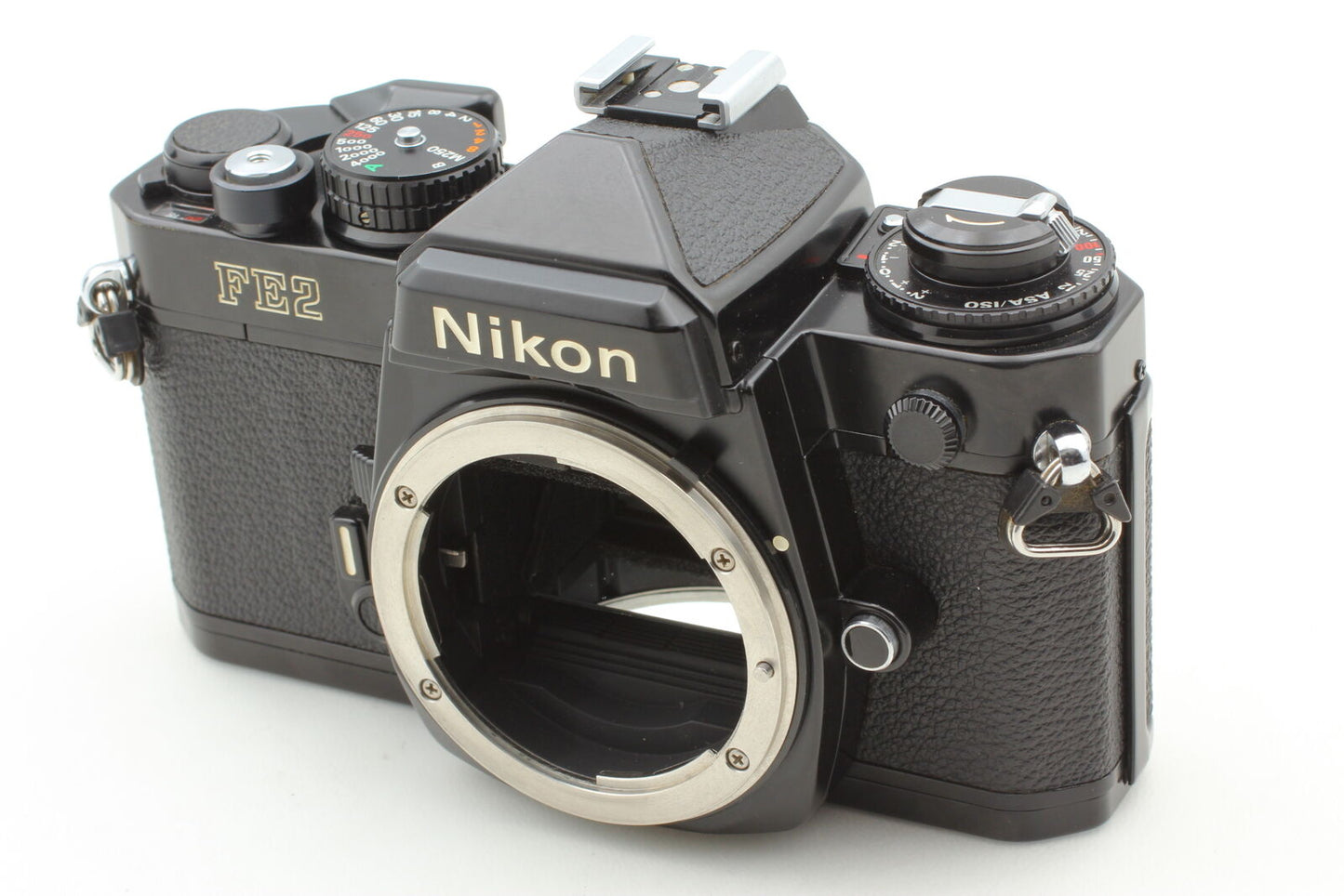 [MINT] Nikon FE2 Black 35mm SLR Film Camera Body Light Meter Works From JAPAN