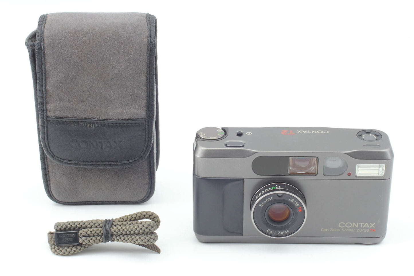 [N MINT] Contax T2 Titan Black Point & Shoot 35mm Compact Film Camera From JAPAN