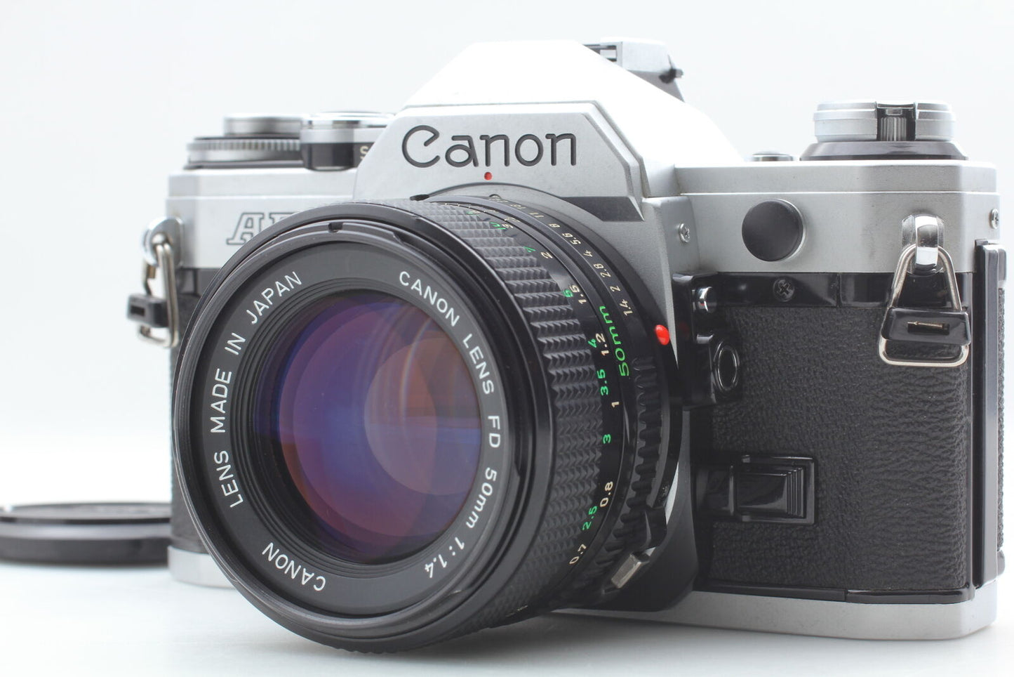 [Near MINT] Canon AE-1 Silver 35mm SLR Film Camera NEW FD 50mm f/1.4 From JAPAN