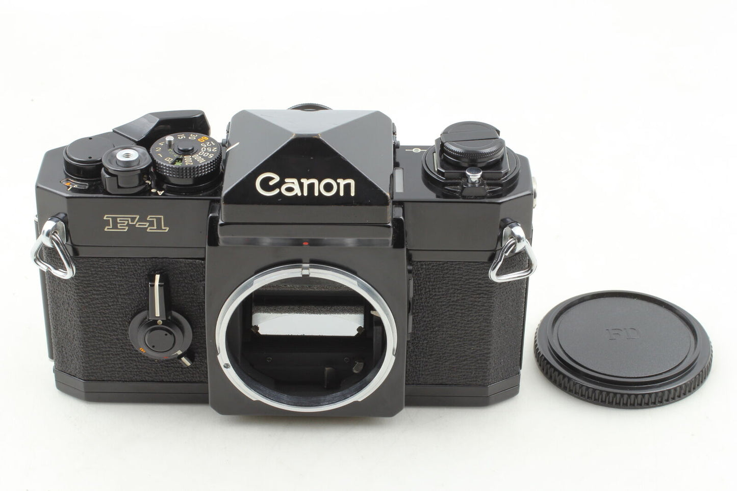 [Near MINT]  Canon F-1 Late Model 35mm SLR Film Camera Black Body From JAPAN