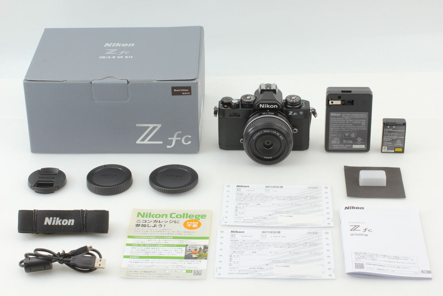 Nikon Z fc 20.9 MP Mirrorless SLR Digital Camera Black 28mm F2.8 Lens Kit JAPAN