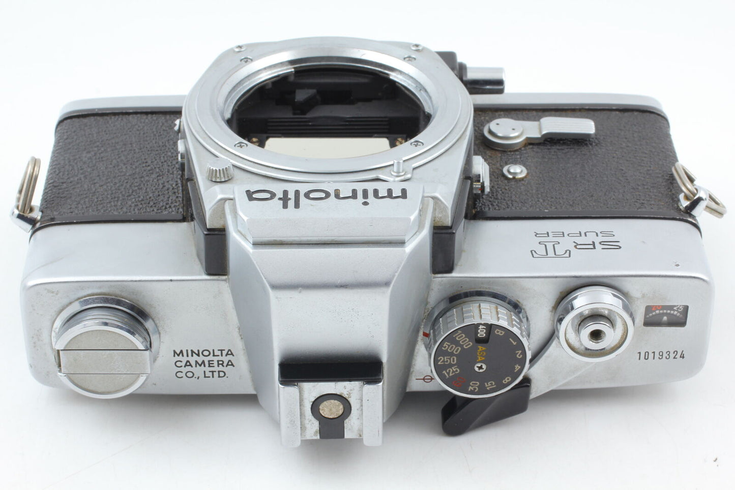 [Exc+5]  Minolta SRT Super Silver SLR 35mm Film Camera Body Only From JAPAN