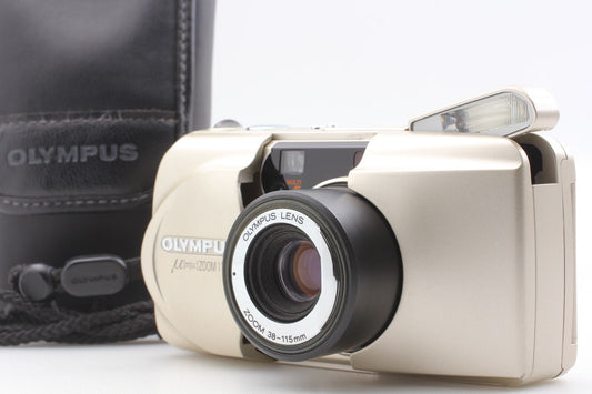 [Near MINT] Olympus μ Mju Zoom 115 Point & Shoot 35mm Film Camera From JAPAN