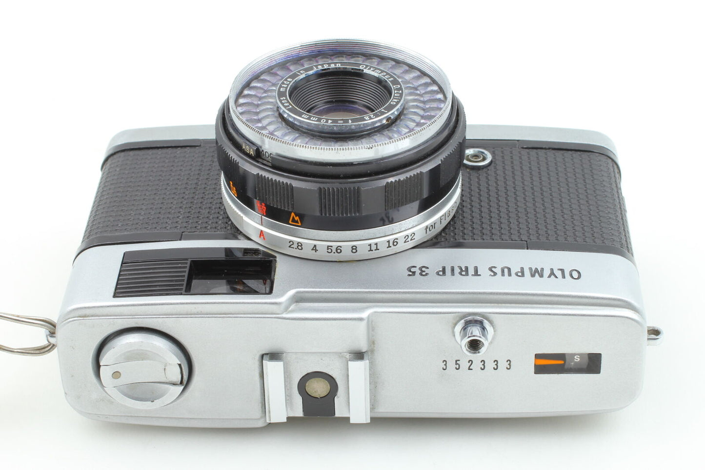 [Near MINT] Olympus TRIP 35 35mm D.Zuiko 40mm f/2.8 Lens Film Camera - Tested