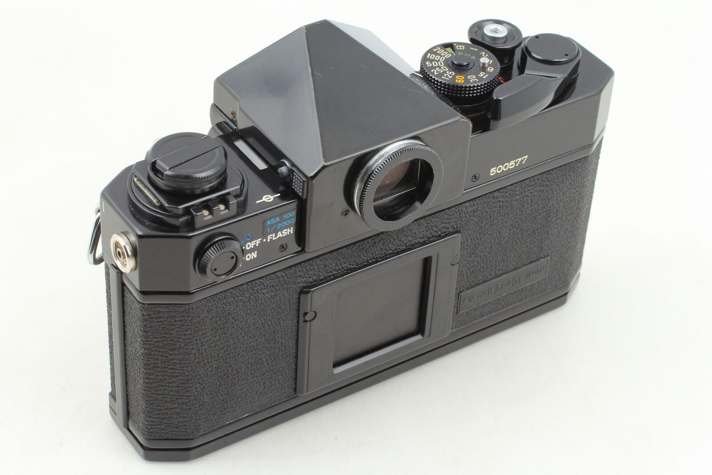 [Near MINT]  Canon F-1 Late Model 35mm SLR Film Camera Black Body From JAPAN