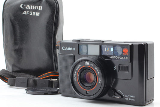 [N MINT+++] Canon AF35M Autoboy 35mm Point Shoot Film Camera f/2.8 From JAPAN