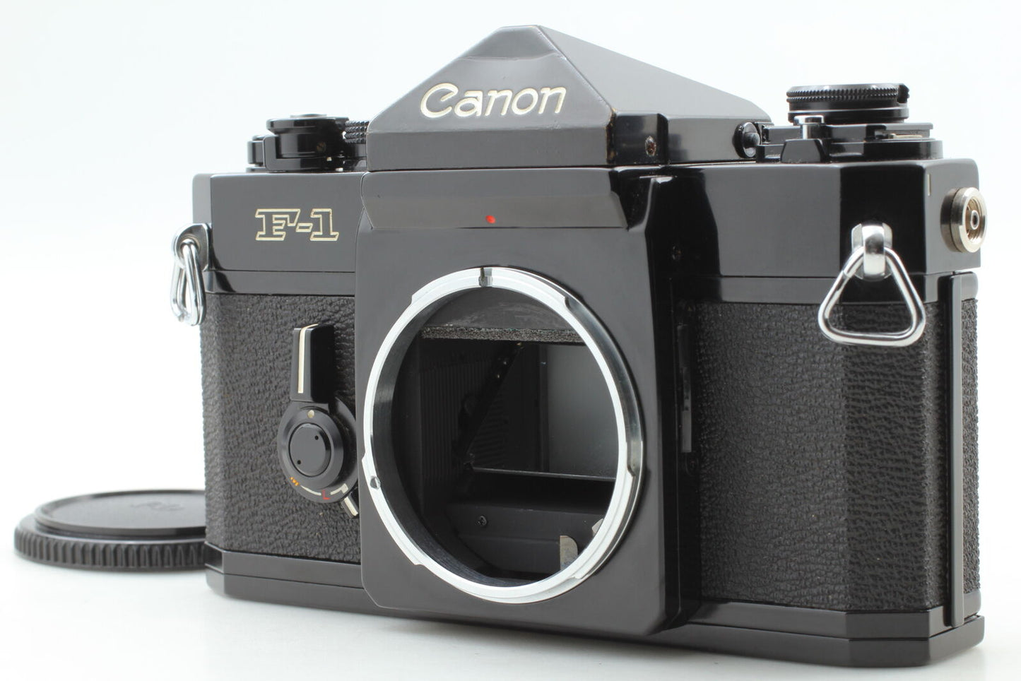 [Near MINT]  Canon F-1 Late Model 35mm SLR Film Camera Black Body From JAPAN