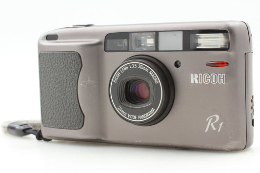 [Near MINT] RICOH R1 35mm Point & Shoot Film Camera with Strap From JAPAN