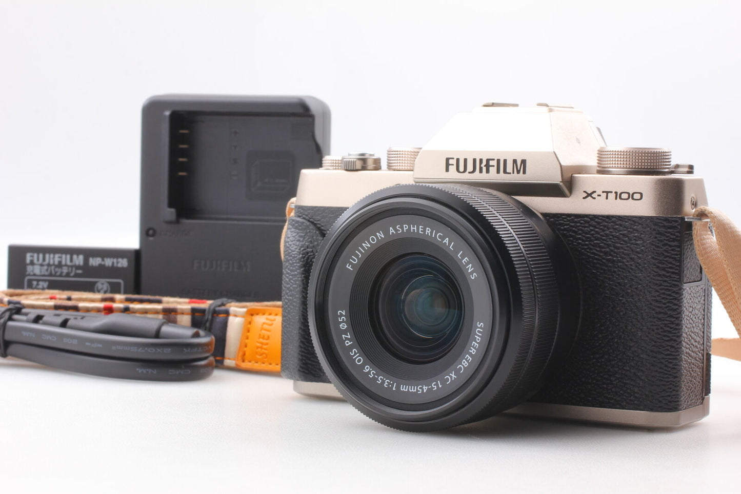 [Near MINT+++]  Fujifilm X-T100 Digital Camera XC 15-45mm F3.5-5.6 From JAPAN