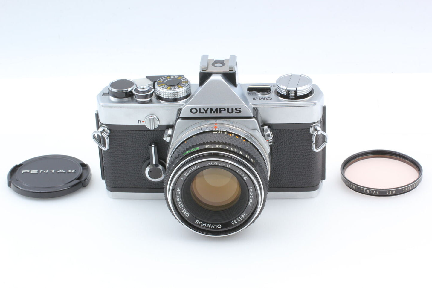 [MINT+++] Olympus OM-1 SLR Camera w/ F.Zuiko Auto-S 50mm F1.8 Lens From JAPAN