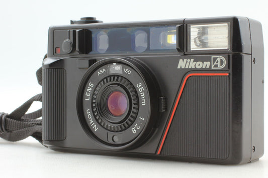 [Exc+5] Nikon L35 AD ISO1000 Point Shoot 35mm Pikaichi Film Camera From JAPAN