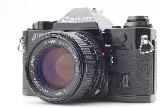 [Near MINT] Canon AE-1 Program 35mm film Camera NEW FD 50mm F1.4 Lens From JAPAN