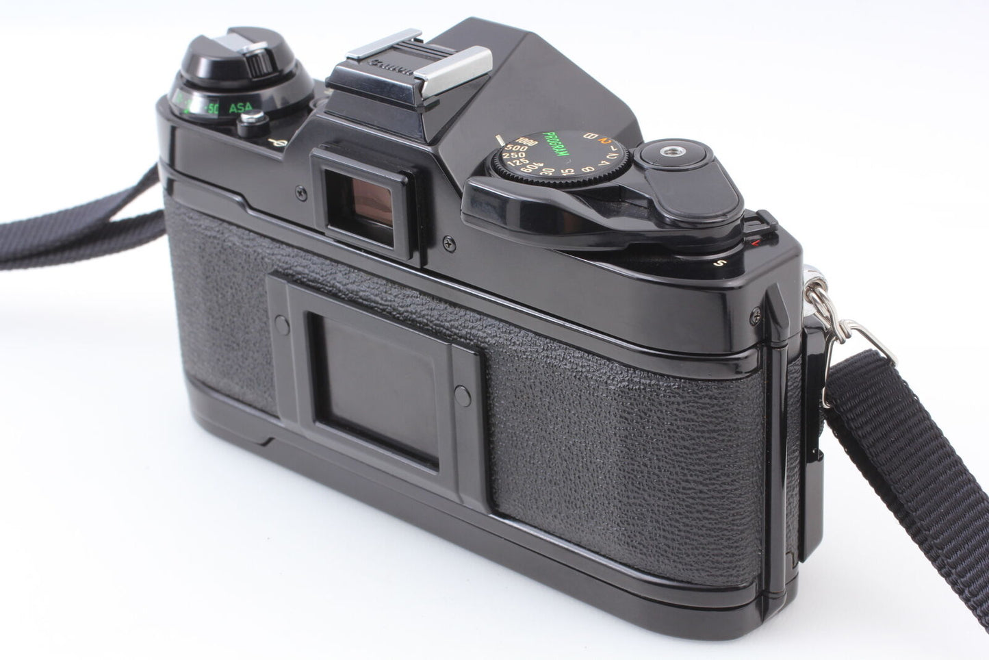 [N MINT] Canon AE-1 Program Black 35mm SLR Film Camera + NEW FD 50mm f/1.4 Lens
