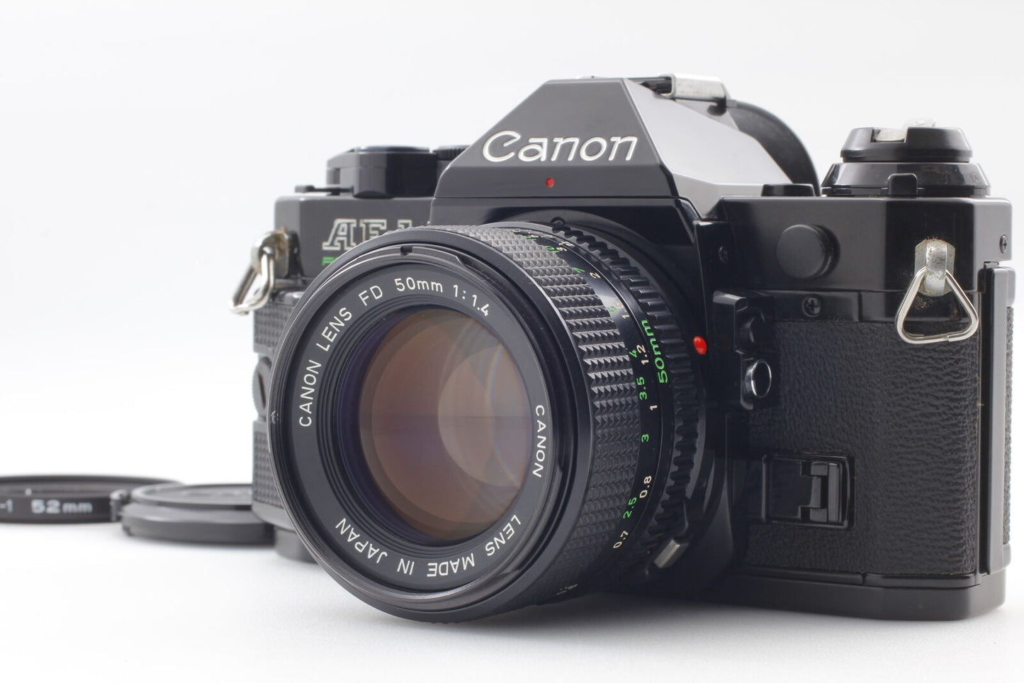 [Near MINT] Canon AE-1 Program 35mm film Camera NEW FD 50mm F1.4 Lens From JAPAN