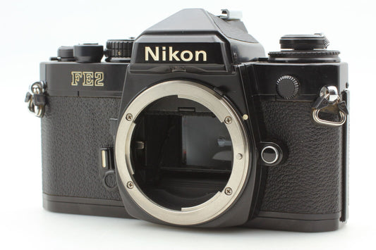 [MINT] Nikon FE2 Black 35mm SLR Film Camera Body Light Meter Works From JAPAN