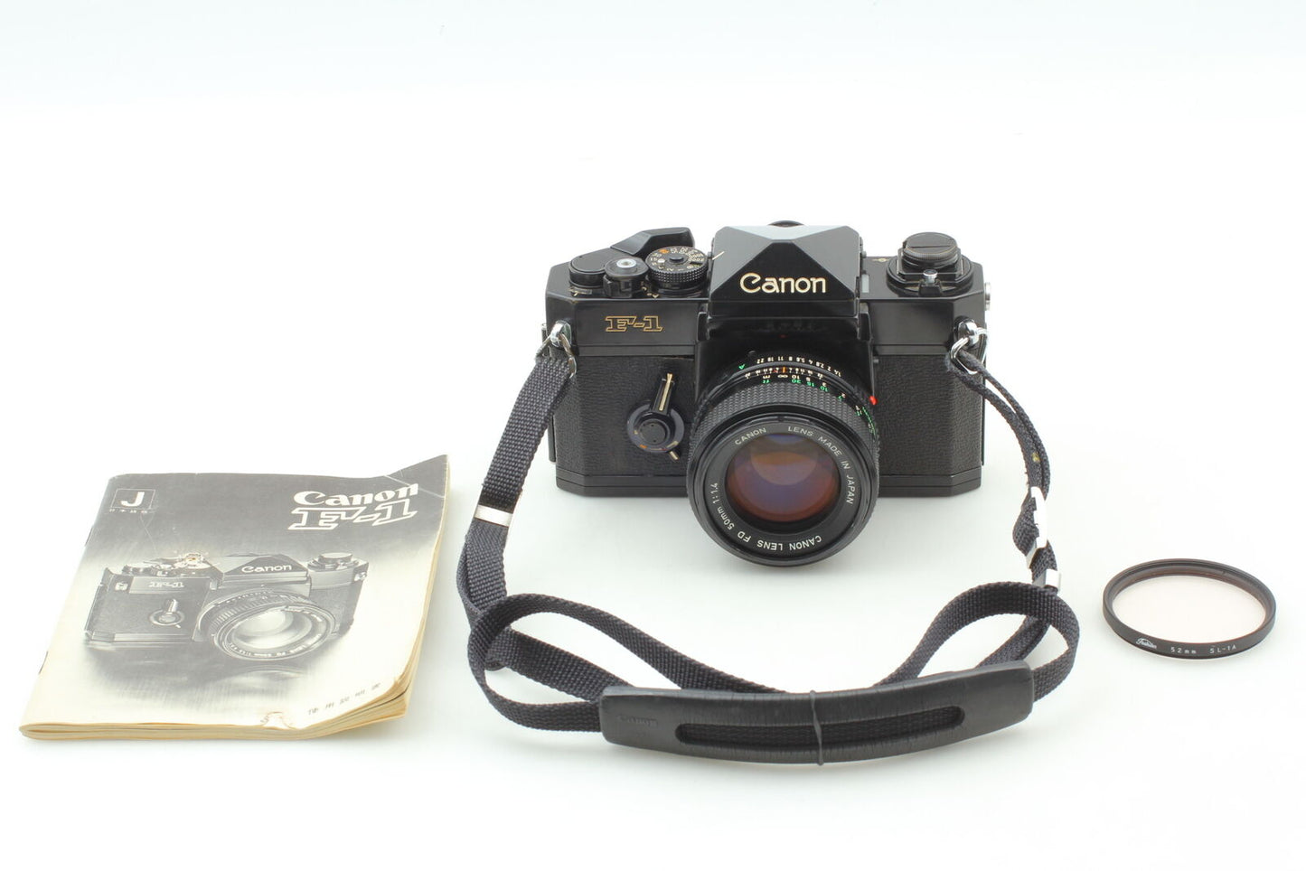 [N MINT] Canon F-1 Late model 35mm SLR Film Camera New FD 50mm f/1.4 Lens Japan