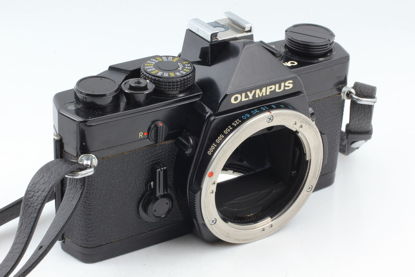 [Near MINT] Olympus OM-1 Black 35mm SLR Film Camera - Bonus Lens From JAPAN