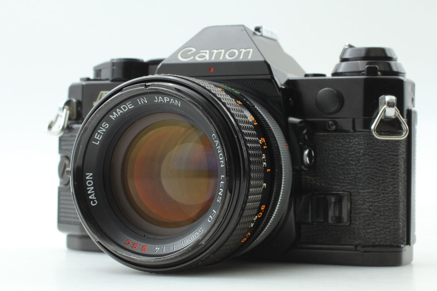 [NEAR MINT] Canon AE-1 Program SLR Film Camera FD 50mm f/1.4 S.S.C Lens JAPAN