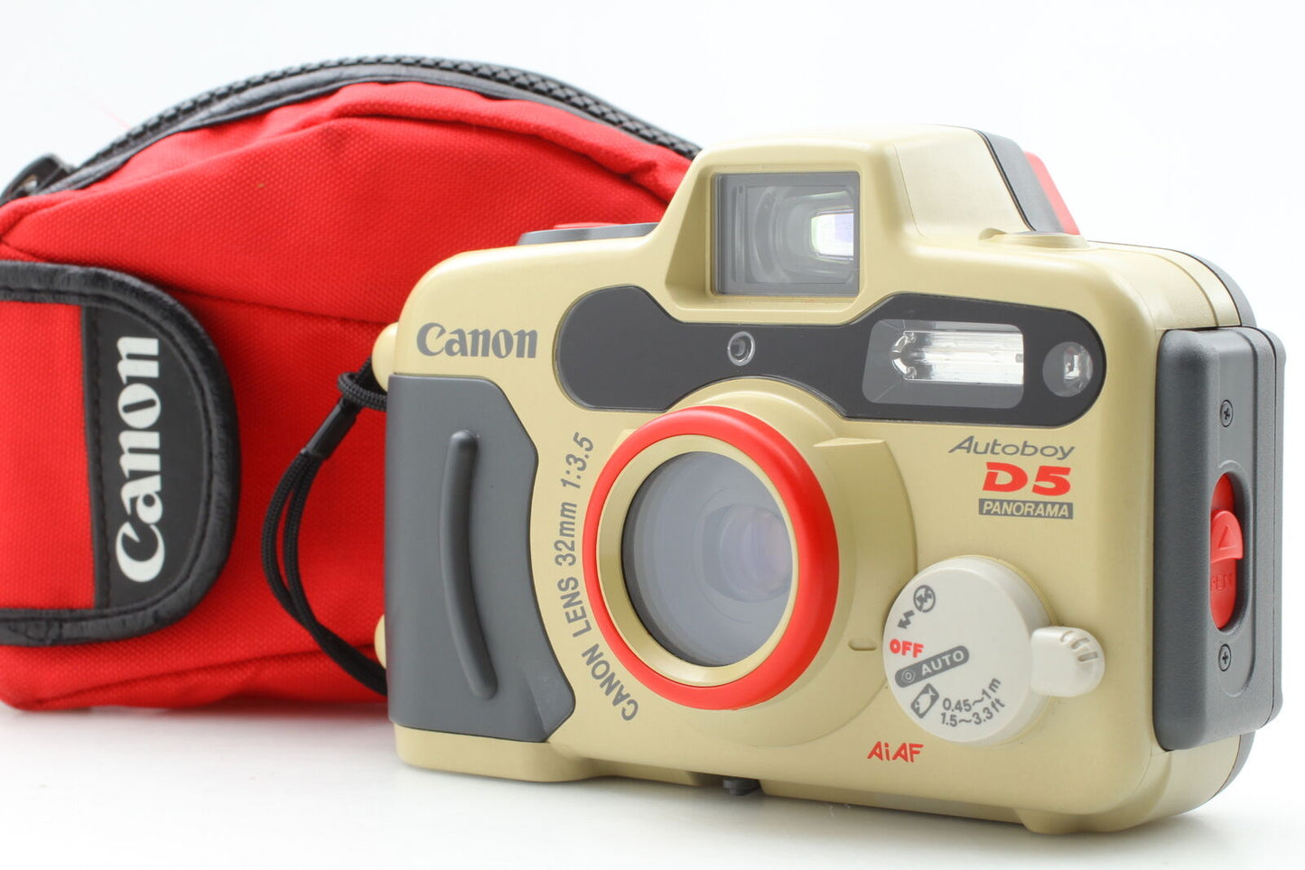 [N MINT] Canon Autoboy D5 Panorama WP-1 32mm F/3.5 Underwater 35mm Film Camera