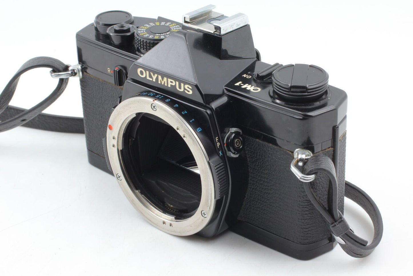 [Near MINT] Olympus OM-1 Black 35mm SLR Film Camera - Bonus Lens From JAPAN