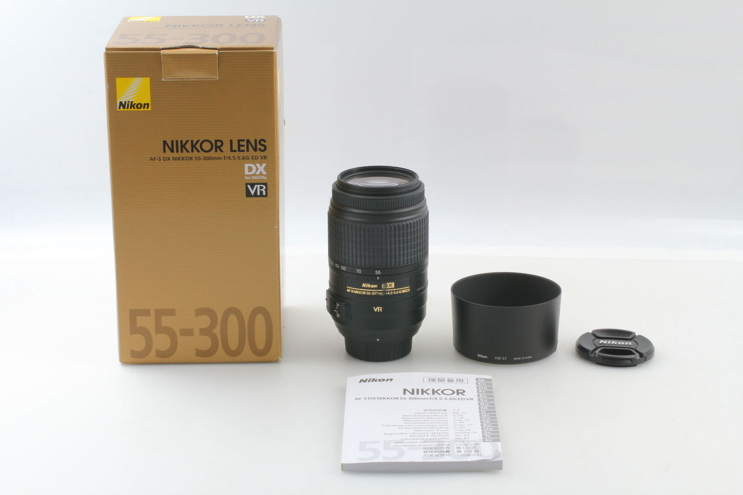 [Top MINT] NIKON AF-S DX NIKKOR 55-300mm f/4.5-5.6 G ED VR Telephoto Lens JAPAN