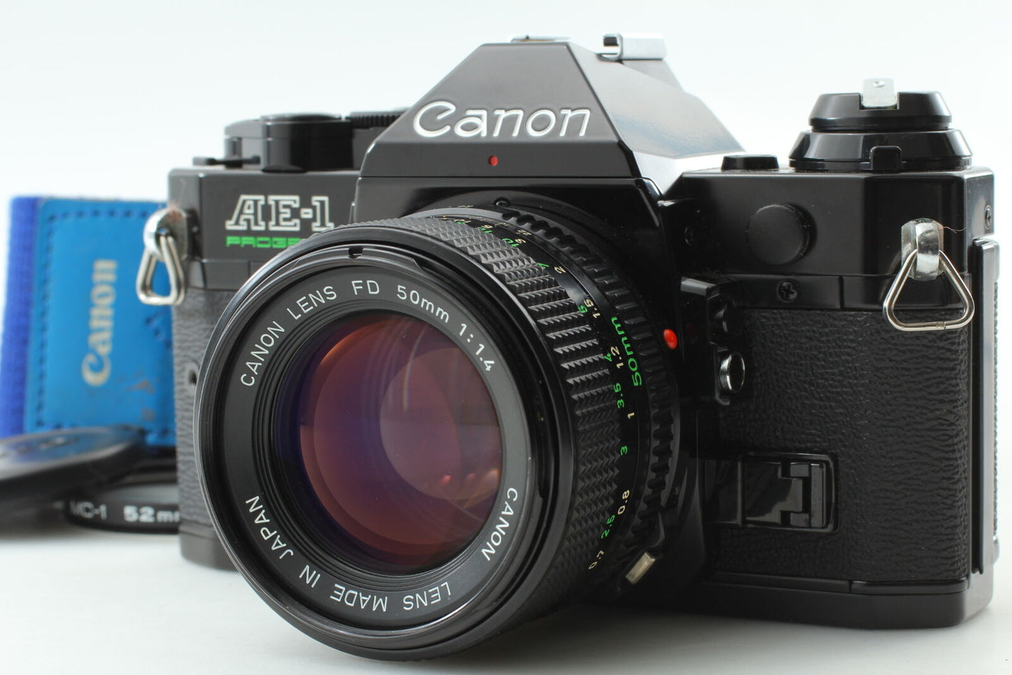 [MINT] Canon AE-1 Program 35mm film Camera NEW FD 50mm F1.4 Lens From JAPAN