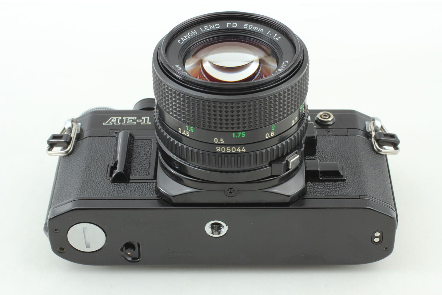 [N MINT] Canon AE-1 Black 35mm SLR Film Camera NEW FD 50mm f/1.4 Lens From JAPAN