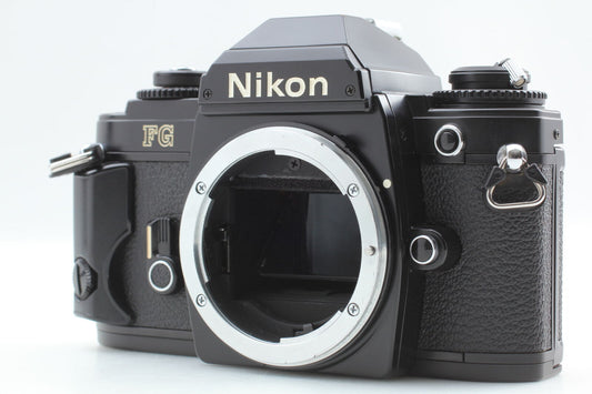 [N MINT+++] Nikon FG Black 35mm SLR Film Camera Body - ALL Fuctional From JAPAN