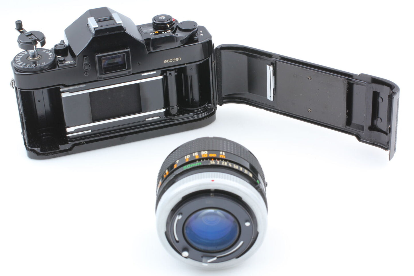 [N MINT] Canon A-1 SLR 35mm Film Camera FD 50mm F/1.4 S.S.C MF Lens From JAPAN