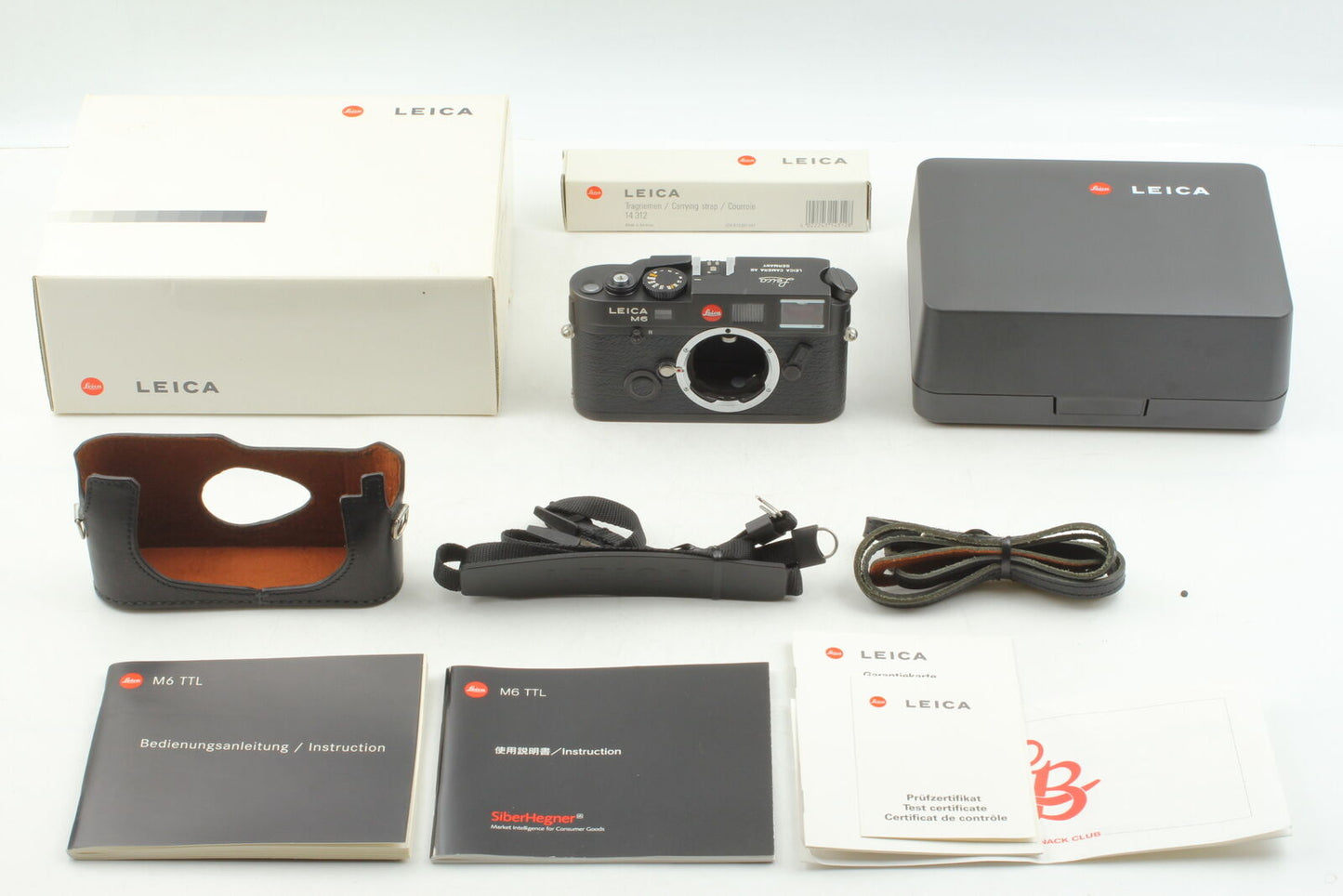 [Almost Unused] Leica M6 TTL 0.58 Black 35mm Rangefinder Film Camera in BOX